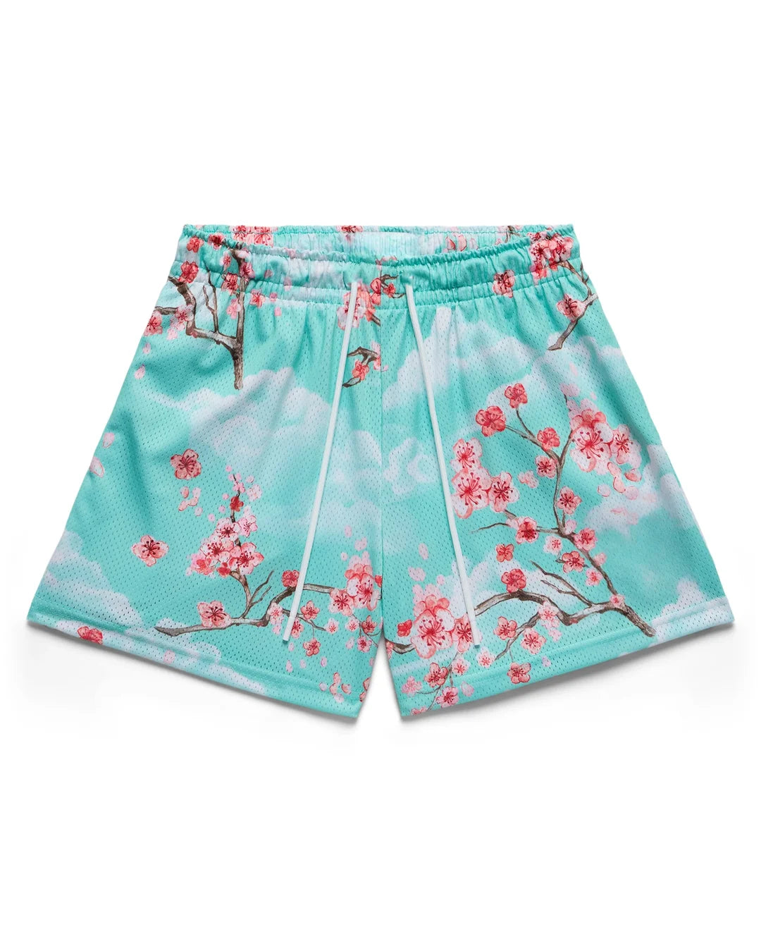 Short Sakura turquoise, vue de face